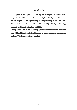 Lợi ích của Việt Nam khi gia nhập ASEAN