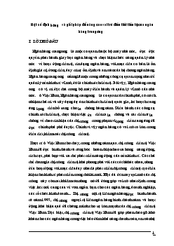 Một số định hướng & giải pháp để nâng cao vai trò điều tiết tiền tệ của Ngân hàng trung ương