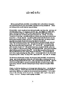 Một số giải pháp nhằm mở rộng tài khoản cá nhân tại Sở giao dịch 1 - Ngân hàng Ngoại thương