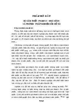 Một số vấn đề về Kế toán tập hợp chí phí & tính giá thành sản phẩm đá xây dựng ở Xí nghiệp Xây lắp sản xuất kinh doanh vật liệu Sông Đà 201