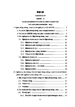 Một số ý kiến về mở rộng vốn của chi nhánh Ngân hàng đầu tư và phát triển Hà Nội qua các loại hình tài khoản tiền gửi