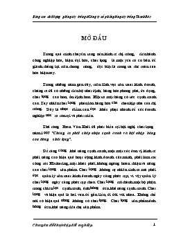 Nâng cao chất lượng sản phẩm tại Công ty Cổ phần giống cây trồng Thanh Hoá