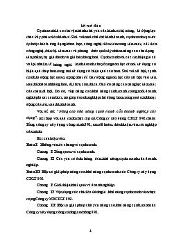 Nâng cao khả năng cạnh tranh của Doanh nghiệp Xây dựng