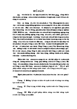 Nâng cao năng lực cạnh tranh của Công ty may Hồ Gươm