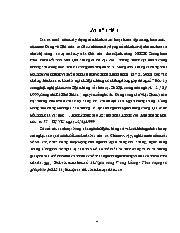 Ngân hàng trung ương - Thực trạng & Giải pháp
