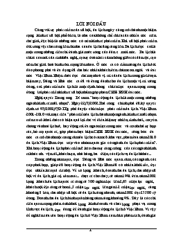 Nghiên cứu thống kê kết quả hoạt động du lịch ở Việt Nam (1995 - 2002) & dự đoán đến năm 2005