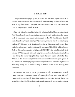 Nguồn nhân lực chất lượng cao, lợi thế, thách thức & xu hướng phát triển
