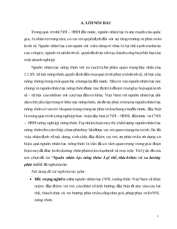 Nguồn nhân lực nông thôn: Lợi thế, thách thức & xu hướng phát triển