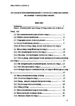 Phân tích tình hình chi phí, đề xuất biện pháp nhằm hoàn thiện vấn đề tập hợp chi phí tại Công ty Kho vận & dịch vụ thương mại