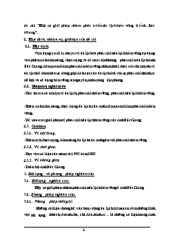Phát triển du lịch bền vững ở tỉnh Bắc Giang