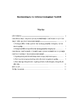 Phép biện chứng duy vật với Quản lý doanh nghiệp ở Việt Nam