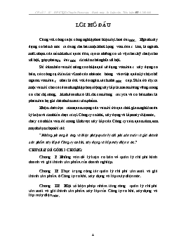 Phương hướng & biện pháp quản lý chi phí sản xuất & giá thành sản phẩm xây lắp ở Công ty Cơ khí, xây dựng & lắp máy điện nước
