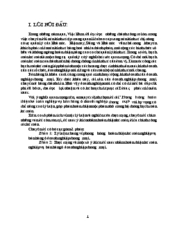 Phương hướng hoàn thiện Kế toán nghiệp vụ bán hàng ở doanh nghiệp thương mại