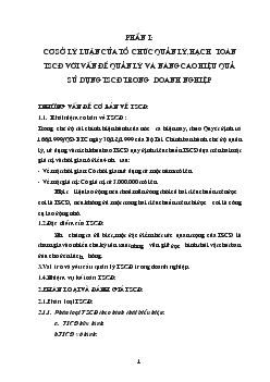 Phương hướng hoàn thiện tổ chức công tác Kế toán tài sản cố định tại Xí nghiệp than Đồng Vông