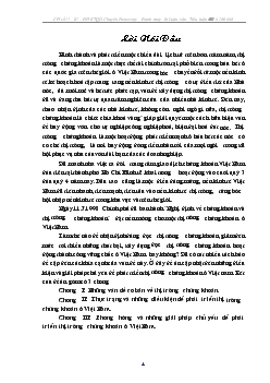 Phương hướng & những giải pháp chủ yếu để phát triển thị trường chứng khoán ở Việt Nam