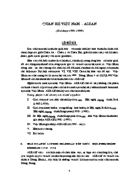 Quan hệ Việt Nam - ASEAN giai đoạn 1994 - 2002