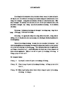 Quản lý lao động tiền lương tại Công ty Cổ phần vận tải ôtô 3