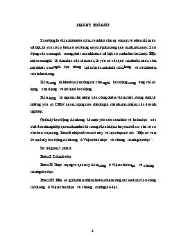 Quản lý lao động và tiền lương tại Viện chiến lược và phát triển GD