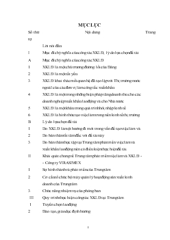 Quản lý Xuất khẩu lao động tại Trung tâm phát triển việc làm & Xuất khẩu lao động - Công ty cung ứng vật tư Xuất nhập khẩu thiết bị đường sắt
