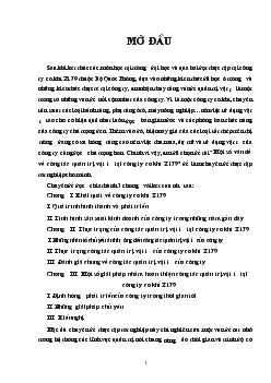Quản trị vật tư tại Công ty cơ khí Z179