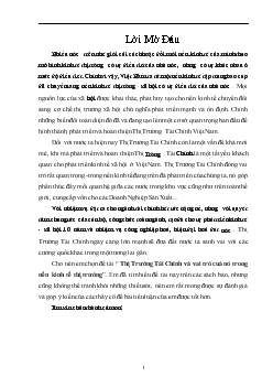 Thị trường tài chính & vai trò của nó trong nền Kinh tế thị trường