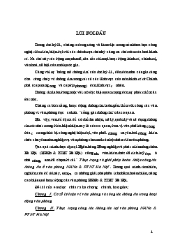 Thực trạng & Giải pháp hoàn thiện công tác thông tin ở văn phòng Ngân hàng nông nghiệp và phát triển nông thôn Hà Nội
