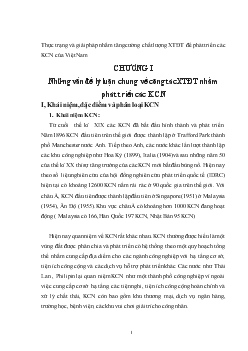Thực trạng & Giải pháp nhằm tăng cường chất lượng xúc tiến đào tạo để phát triển các Khu công nghiệp của Việt Nam