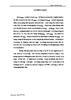 Tiền lương trong Doanh nghiệp công nghiệp