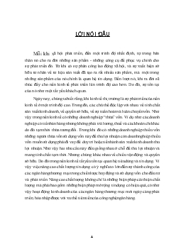 Tín dụng Ngân hàng thương Mại