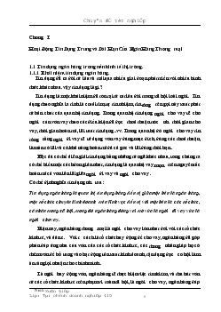 Tín dụng trung & dài hạn tại Ngân hàng thương Mại