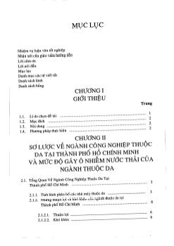 Tính toán, thiết kế hệ thống xử lý nước thải thuộc da cho Công ty Đặng Tư Ký