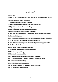 Tổ chức công tác Kế toán thành phẩm & tiêu thụ thành phẩm ở Công ty Xuân Hoà