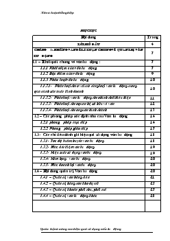 Vốn lưu động