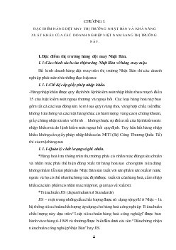 Xuất khẩu hàng dệt may Việt Nam sang thị trường Nhật