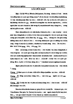 AFTA- Khu vực đầu tư Asean - Cơ hội cho các quốc gia Đông Nam á phát triển hoạt động đầu tư