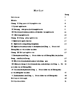 Bước đầu nghiên cứu khu hệ Lưỡng cư, Bò sát ở xã Kháng Nhật, huyện Sơn Dương, tỉnh Tuyên Quang