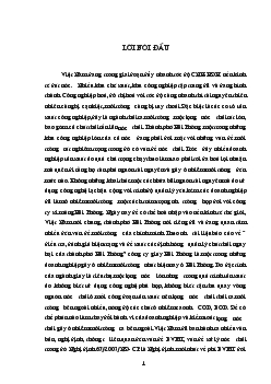 Bước đầu nghiên cứu phương pháp tính phí bảo vệ môi trường tại Công ty Giấy Hải Phòng (HAPACO)