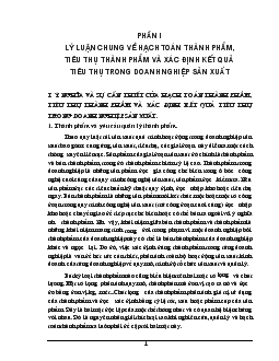 Công tác kế toán thành phẩm, tiêu thụ thành phẩm và xác định kết quả tiêu thụ tại Công ty Dệt 19-5 Hà Nội