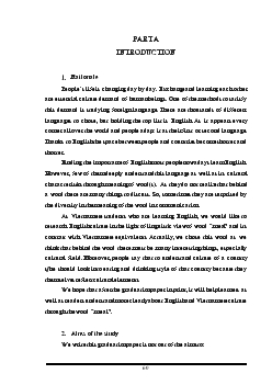 Cultural and linguistic analysis of Vietnamese equivalents relating to the english word “meal”