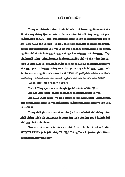 Giải pháp nhằm cải thiện môi trường kinh doanh cho doanh nghiệp vừa & nhỏ đến năm 2010