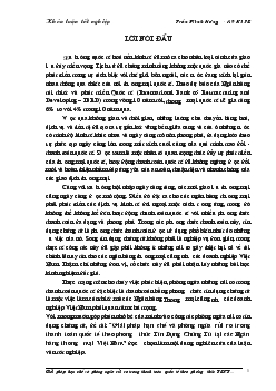 Giải pháp phòng ngừa rủi ro trong thanh tóan quốc tế theo phương thức tín dụng chứng từ tại các Ngân hàng thương mại Việt Nam