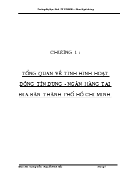 Giải pháp thu hút khách hàng trong hoạt động tín dụng tại Ngân hàng thương mại cổ phần Phương Đông chi nhánh Bến Thành