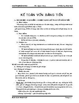 Hạch toán kế toán tại hợp tác xã Du lịch – Vận tải – thi công cơ giới Hiệp Phát