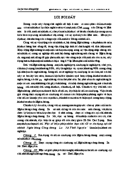 Hạn chế rủi ro tín dụng tại chi nhánh Ngân hàng Công thương Lưu Xá - Thái Nguyên
