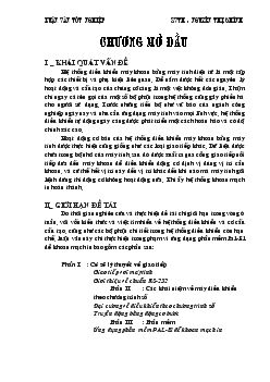 Hệ thống điều khiển máy khoan bằng máy tính điện tử ứng dụng phần mềm Pal-El