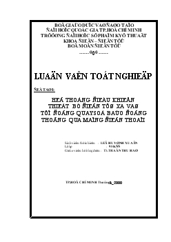 Hệ thống điều khiển thiết bị điện từ xa và tự động quay số báo động thông qua mạng điện thoại