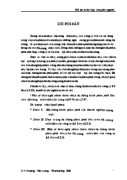 Hệ thống kênh phân phối Gas trên Thị trường miền Bắc của Công ty BP Petco Ltd