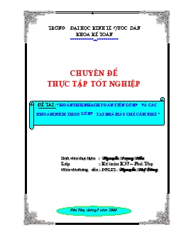 Hoàn thiện công tác hạch toán tiền lương và các khoản trích theo lương tại Nhà máy chè Cẩm Khê