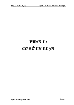 Hoàn thiện công tác quản lý và sử dụng vốn tại doanh nghiệp trên địa bàn quận 5