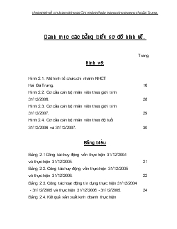 Hoàn thiện tổ chức lao động tại Chi nhánh Ngân hàng công thương Hai Bà Trưng